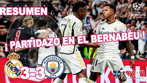 video goles real madrid manchester city