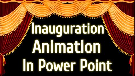 video inauguration guide of new website