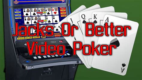 video poker jacks or better on rules