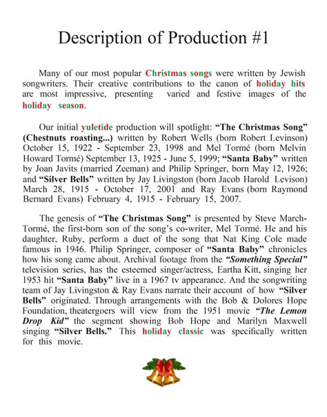 Video Production Description