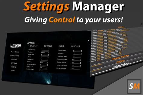 video settings manager