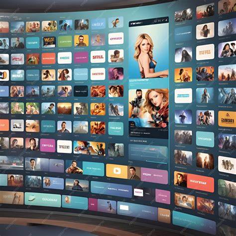 動画配信サブスクリプションサービスのインターフェースのイメージ