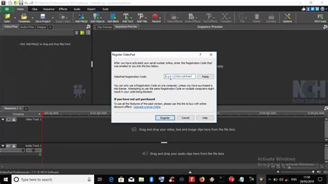 videopad editor code