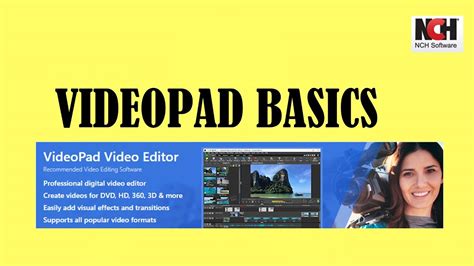 videopad tutorials youtube beginners