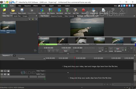 videopad video editor free download for linux