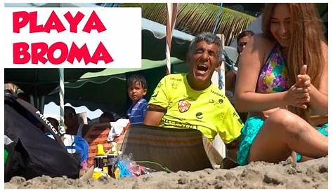 LAS MEJORES BROMAS EN LA PLAYA 2019 - YouTube