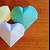 videos de como hacer corazones en papel