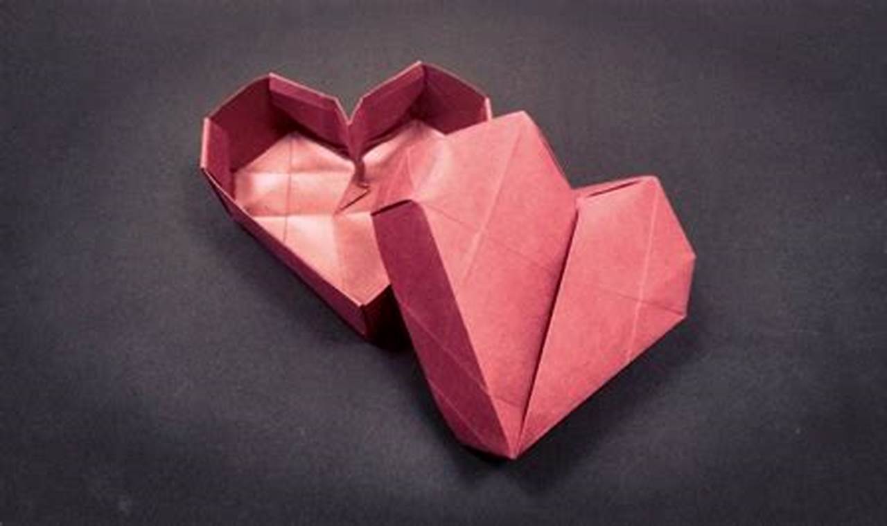 Origami Heart Boxes Videos: A Step-by-Step Guide to Folding Paper into Heart-Shaped Boxes