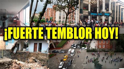 videos del temblor en colombia