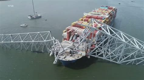 videos of baltimore bridge accident