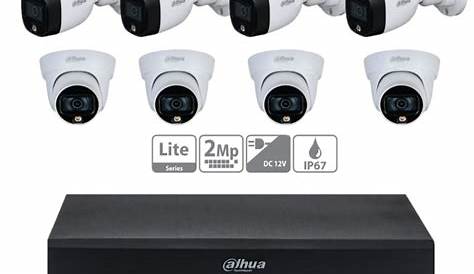 Kit vidéo surveillance HD CVI 4 Dômes 1080P Vidéo