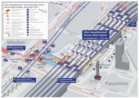 vienna hbf train station map