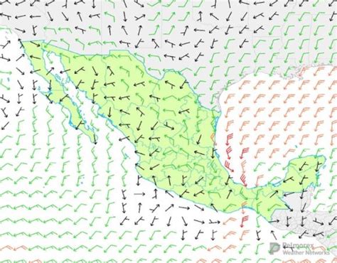 vientos dominantes en mexico