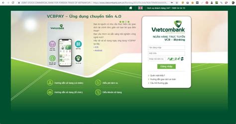 vietcombank online banking login