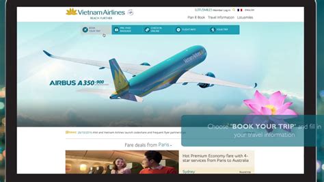 vietnam airlines booking english