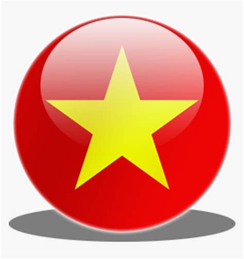 vietnam flag circle png