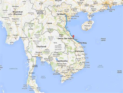 vietnam map google maps