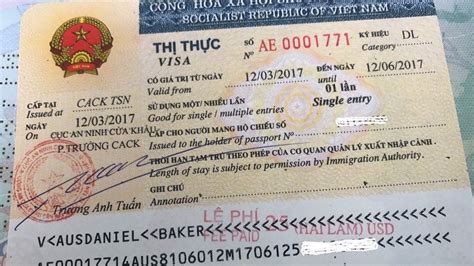 vietnam tourist visa