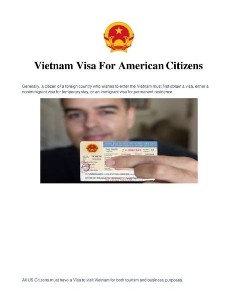 vietnam visa for americans