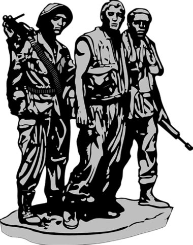 vietnam war memorial clipart