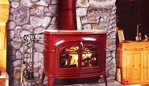 Vieux Poele Rouge Poêle à Bois Séville 2 7kW émaillé INVICTA Réf