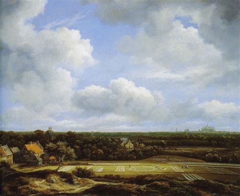 View of Haarlem with bleaching fields in the foreground, 1670 Jacob