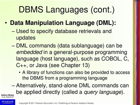 view definition language in dbms