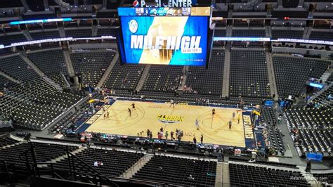 view from my seat denver nuggets