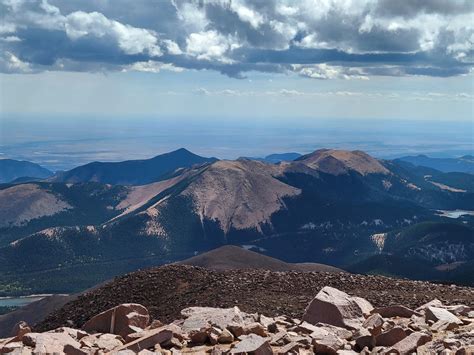 view from pikes peak