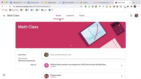 view google classroom as student