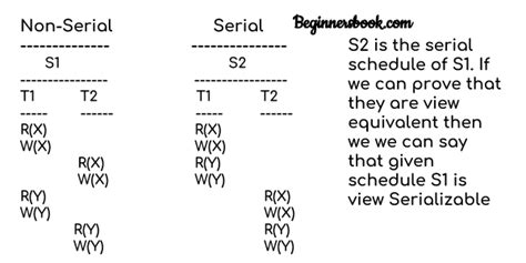 view serializability example