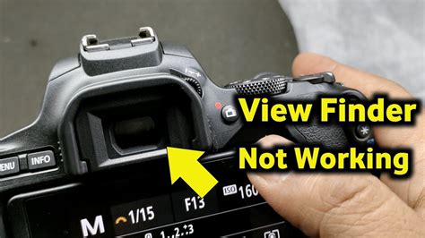 Viewfinder Not Working