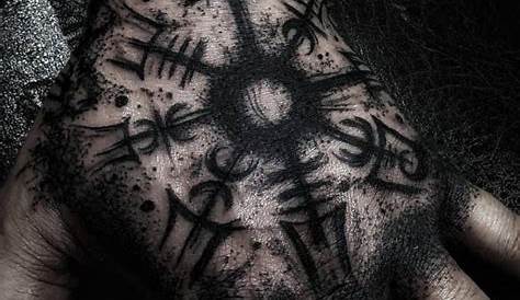 Viking Compass Hand Tattoo 70 Designs For Men Vegvisir Ink Ideas