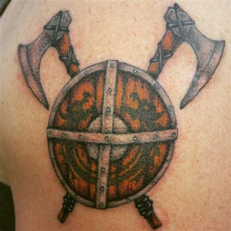 Informative Viking Shield Tattoo Designs References