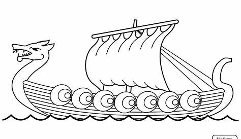 Learn How to Draw a Viking Ship (Boats and Ships) Step by Step