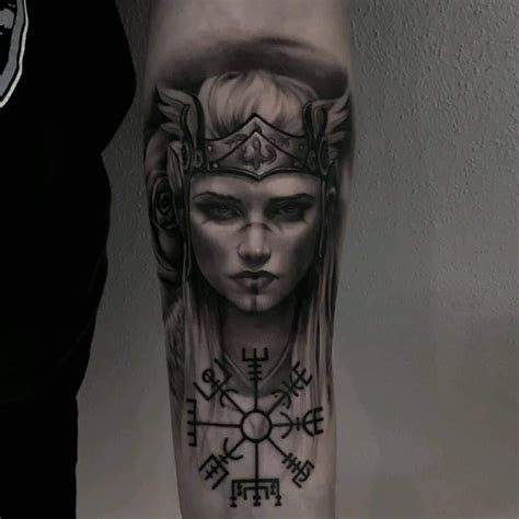 Incredible Viking Woman Tattoo Designs References