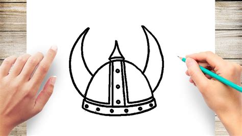 Viking Helmets Drawing