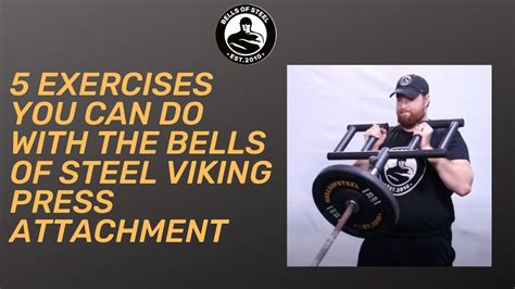 Viking Press Attachment Exercises