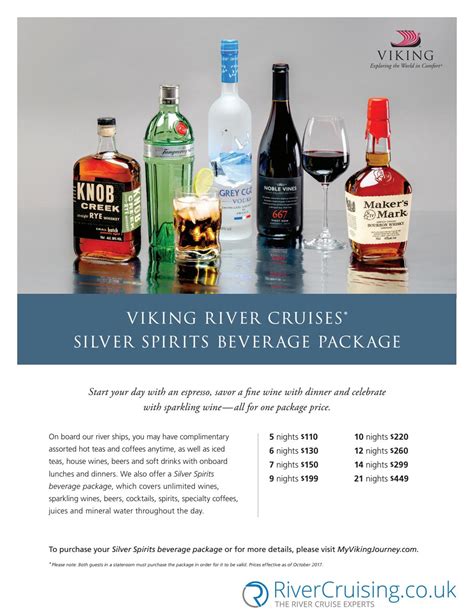 viking river cruise alcohol package