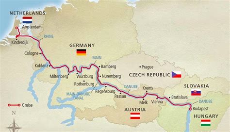 viking river cruise routes map