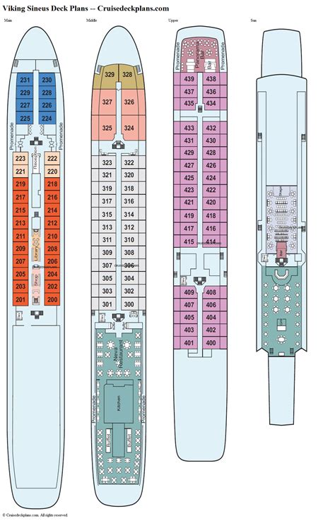 viking ship deck plans