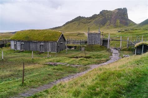 Abandoned Viking vessel in village near Hofn, Iceland Stock Photo Alamy