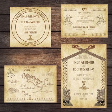 20+ Viking Wedding Invitations