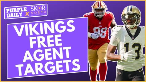 vikings free agent targets 2017