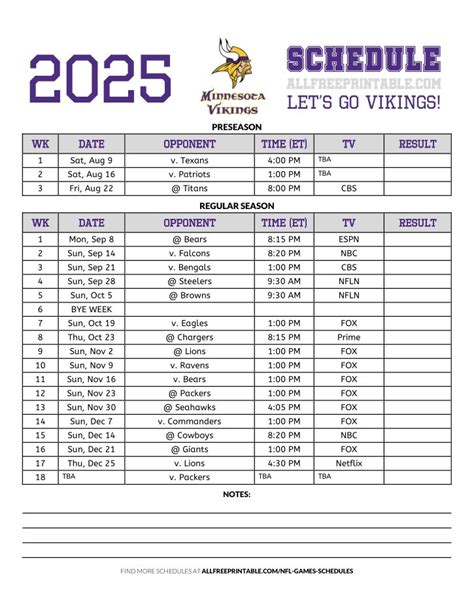 Mn Viking Schedule 2025 Devora Wendeline