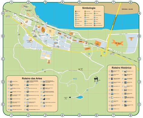 vila nova cerveira mapa