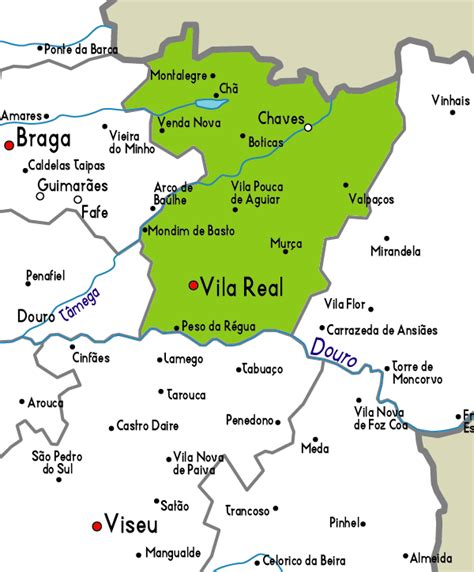 vila real no mapa