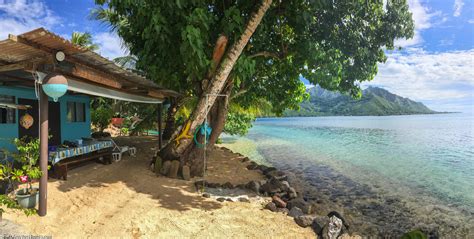 Villa Moorea Location Les Pieds Dans L Eau Suivez Le Guide : Une Maison Les Pieds Dans L'eau En Polynésie