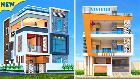 village home design 2 floor double floor