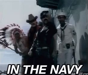 village people in the navy gif